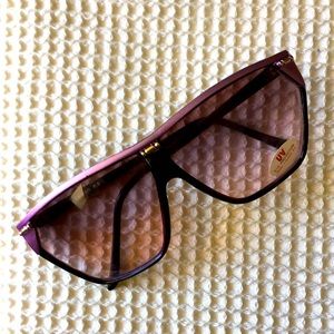 80’s Vintage Purple Faded Tent Designer Sun Glasses